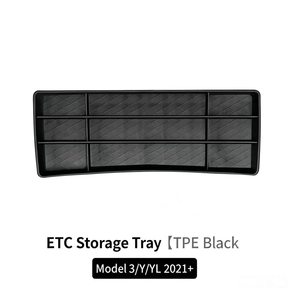 Tesla Model 3 Model Y Screen Rear ETC Storage Tray, Dash Organizer for Refreshed & Old Version