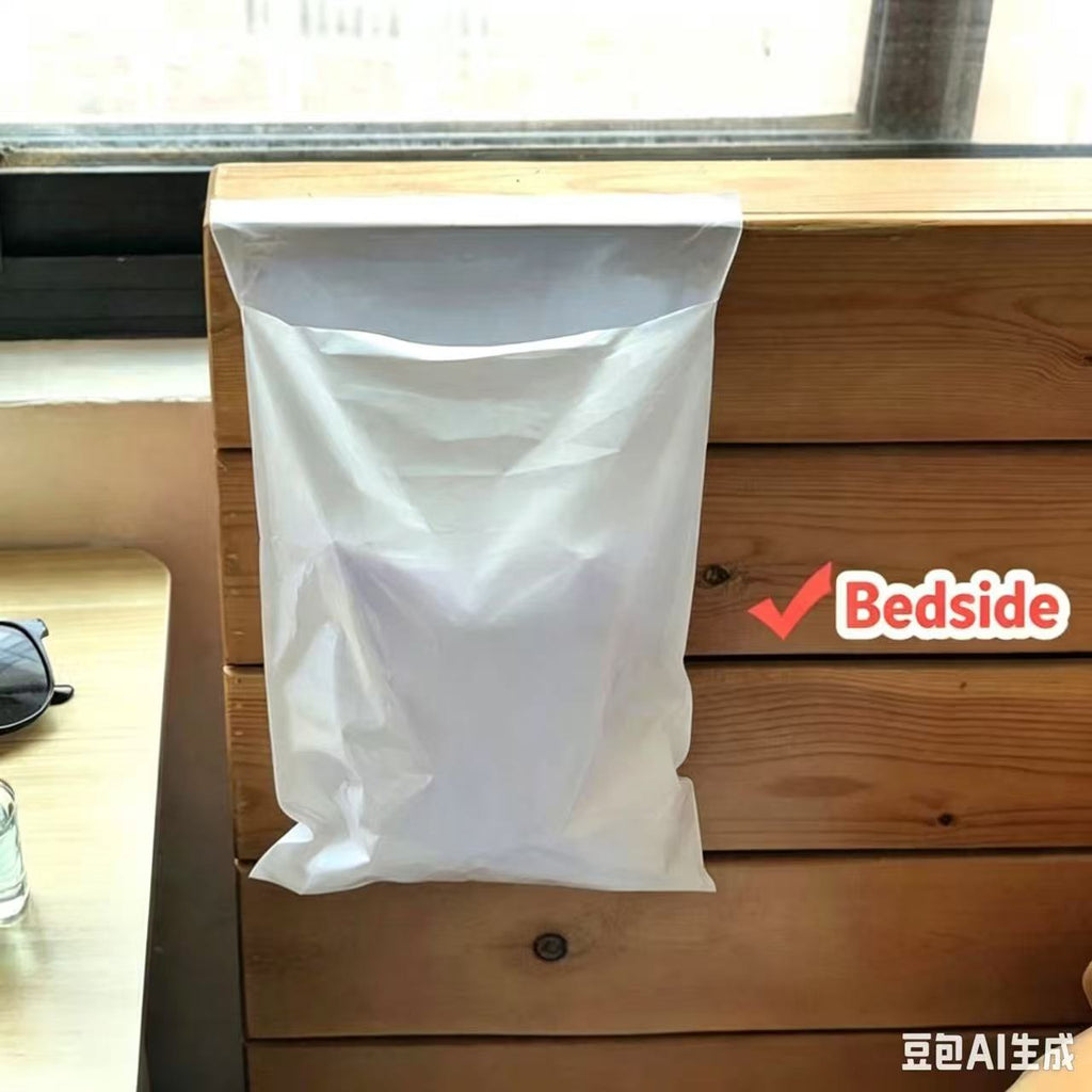 Car Trash Bags, Stand‑Up Stickable Disposable Trash Bags for Car Home Office