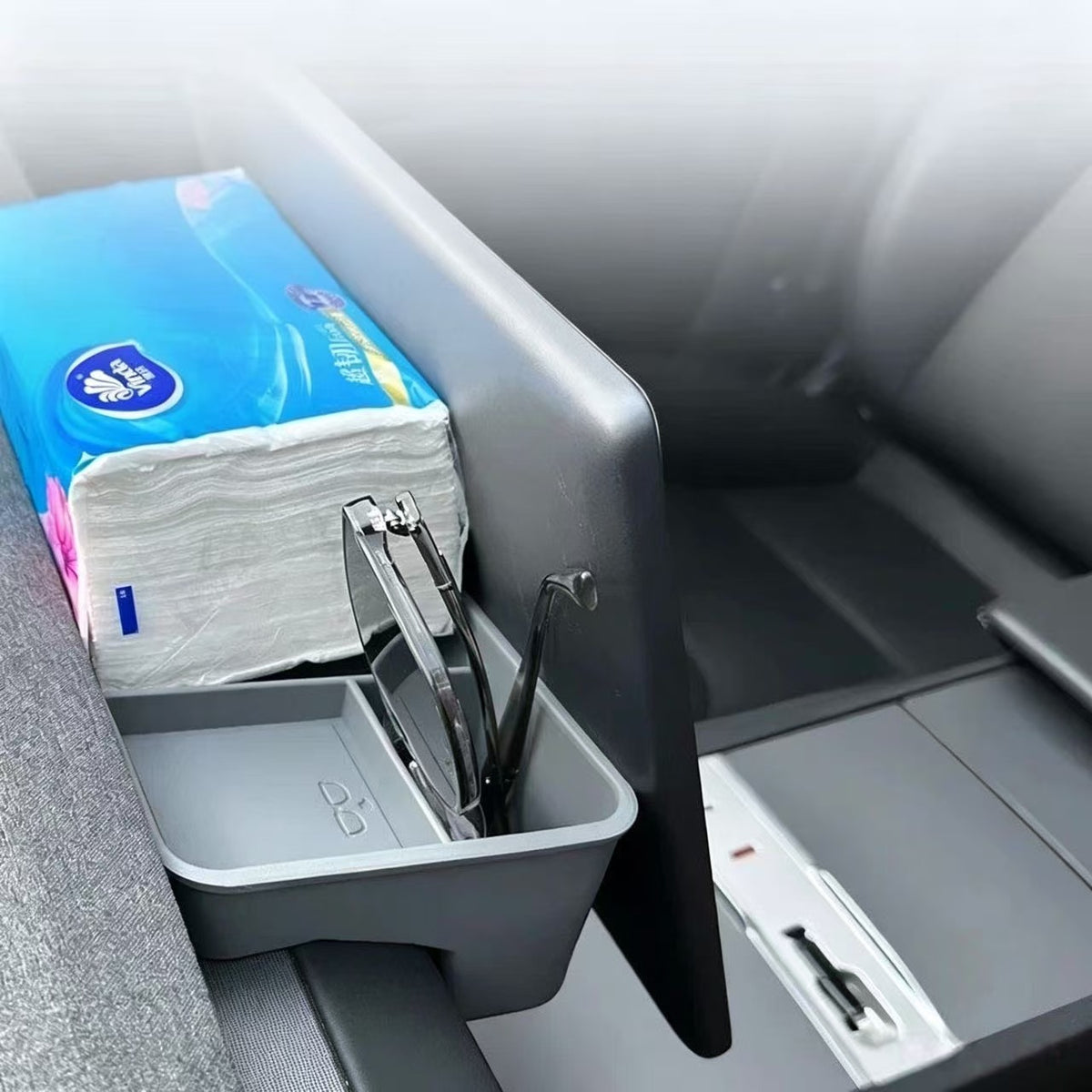 Tesla Model 3 Model Y Screen Rear ETC Storage Tray, Dash Organizer for Refreshed & Old Version