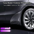 Pre-Cut TPU Paint Protection Film for Tesla Model 3 / Y & Refreshed Model 3 / Y, Front Fender & Door Corner Clear Anti-Scratch PPF TPU B Pillar Protective Film for Tesla Model 3 / Model Y / New Refreshed Model 3 Y