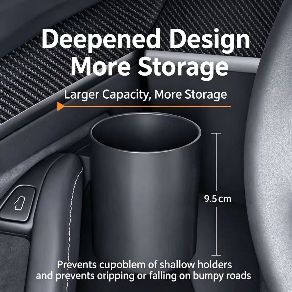 Door Cup Holder for Tesla Model 3 / Model Y (2024‑2025) Universal Door Mount Water Bottle Storage