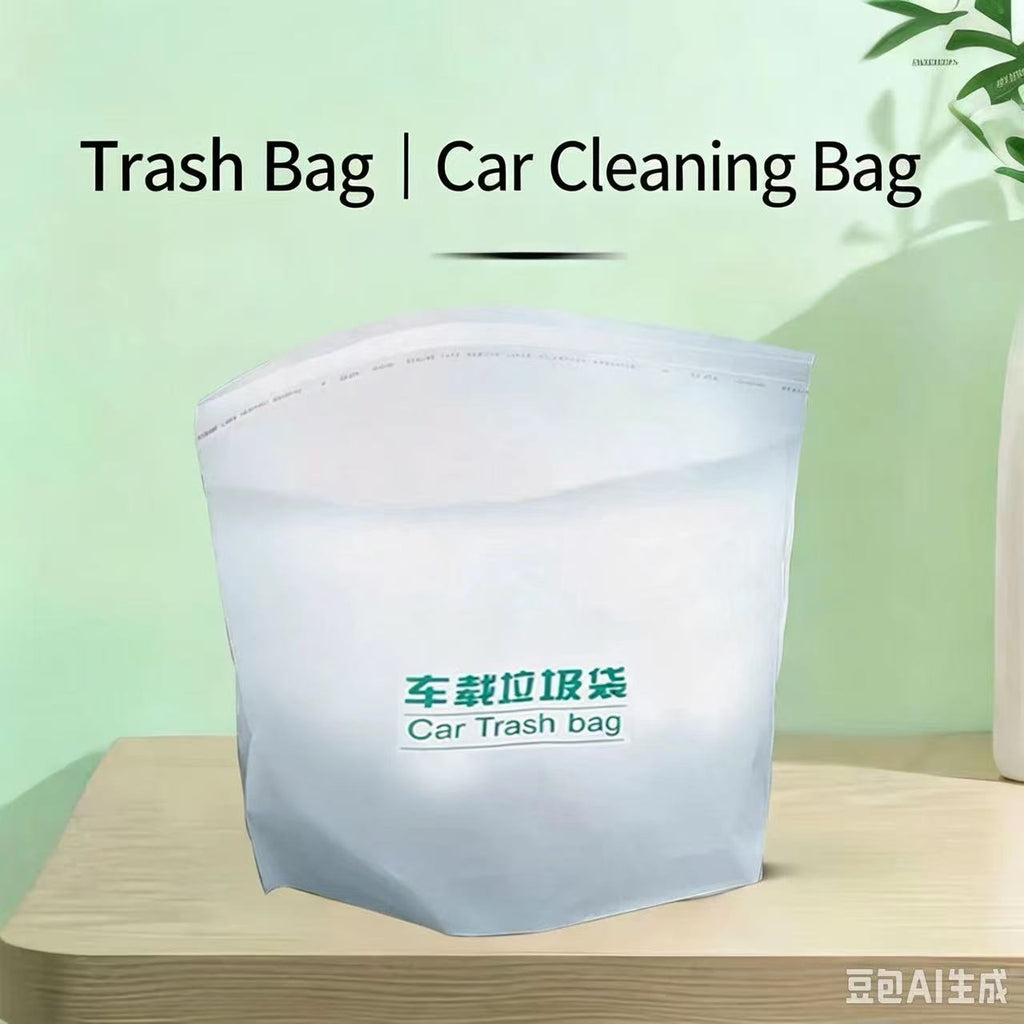 Car Trash Bags, Stand‑Up Stickable Disposable Trash Bags for Car Home Office