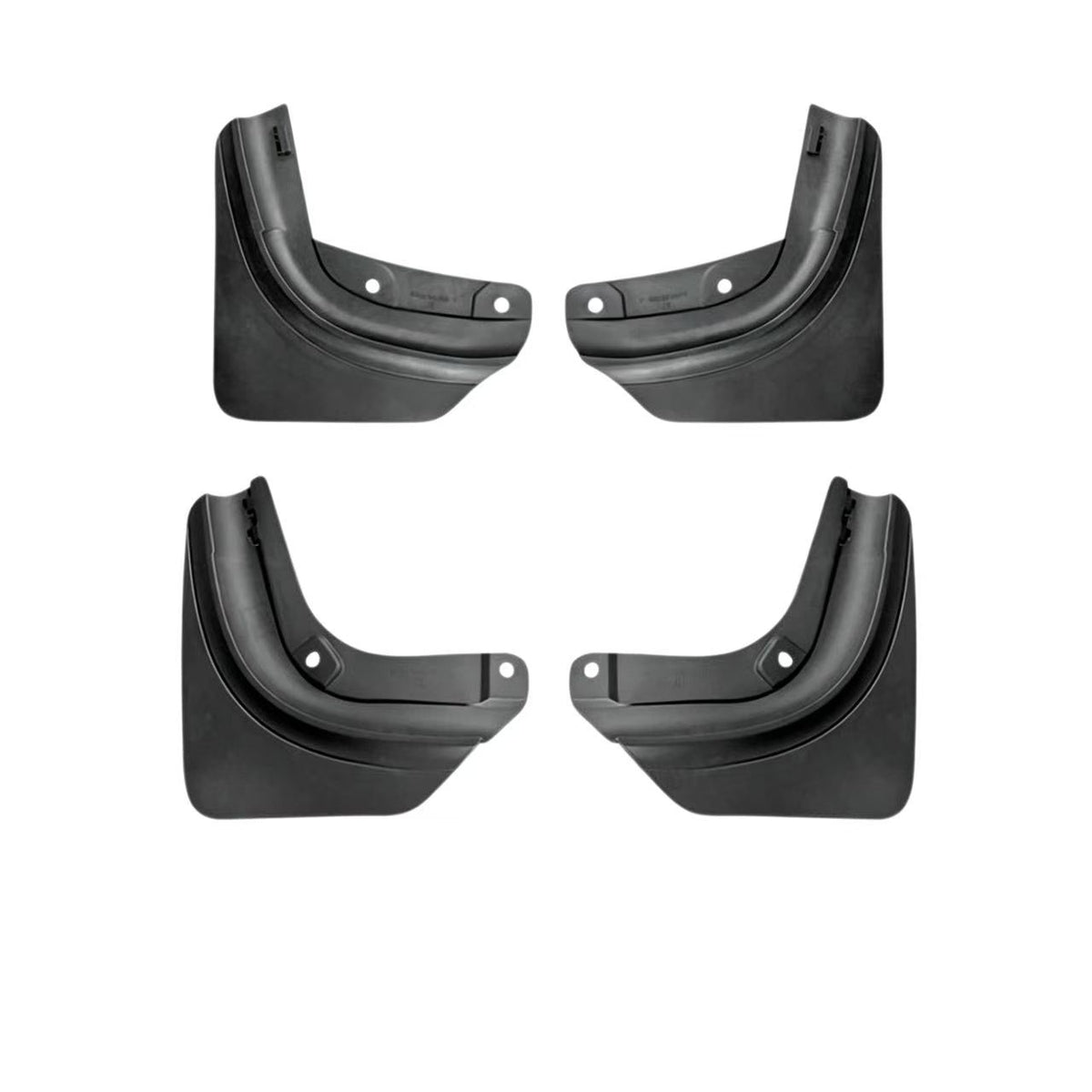 TPE Mud Flaps For Tesla Model Y / Model 3, No Drilling Splash Guards Fender Protector 4Pcs