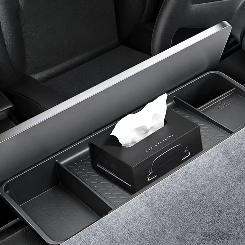 Tesla Model 3 Model Y Screen Rear ETC Storage Tray, Dash Organizer for Refreshed & Old Version