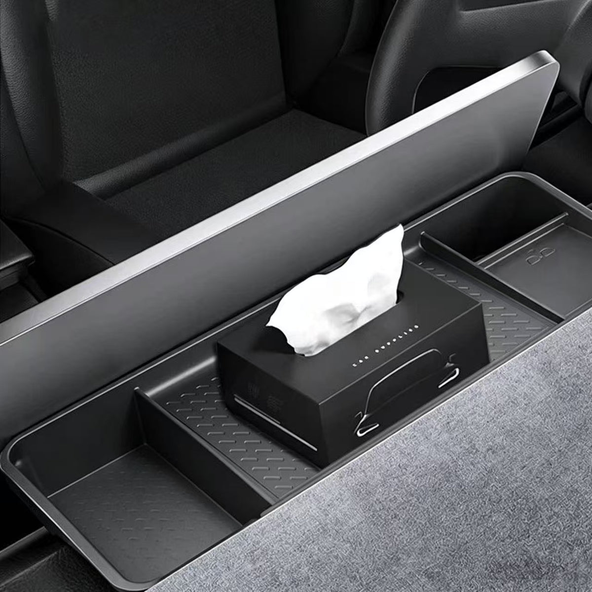 Tesla Model 3 Model Y Screen Rear ETC Storage Tray, Dash Organizer for Refreshed & Old Version