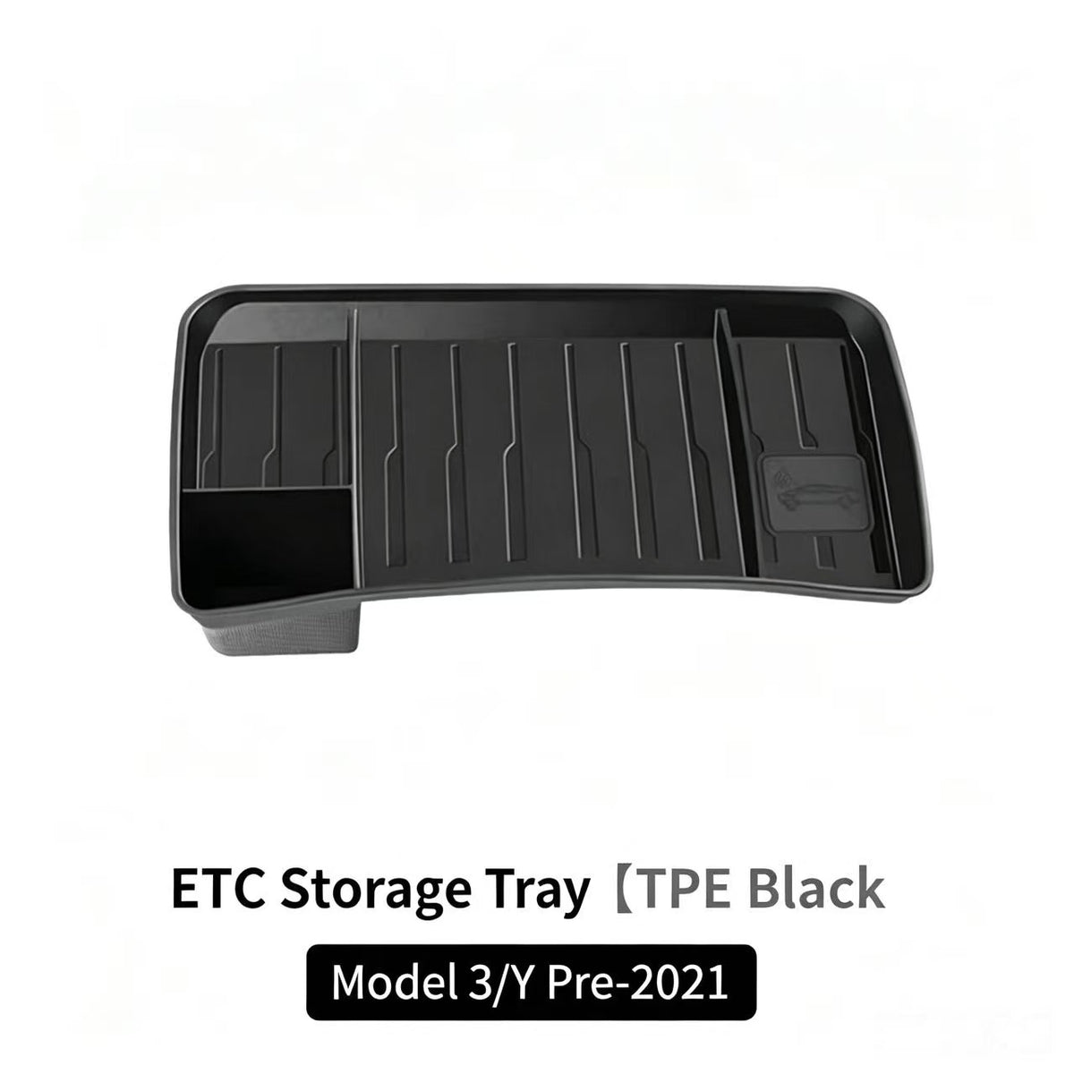 Tesla Model 3 Model Y Screen Rear ETC Storage Tray, Dash Organizer for Refreshed & Old Version