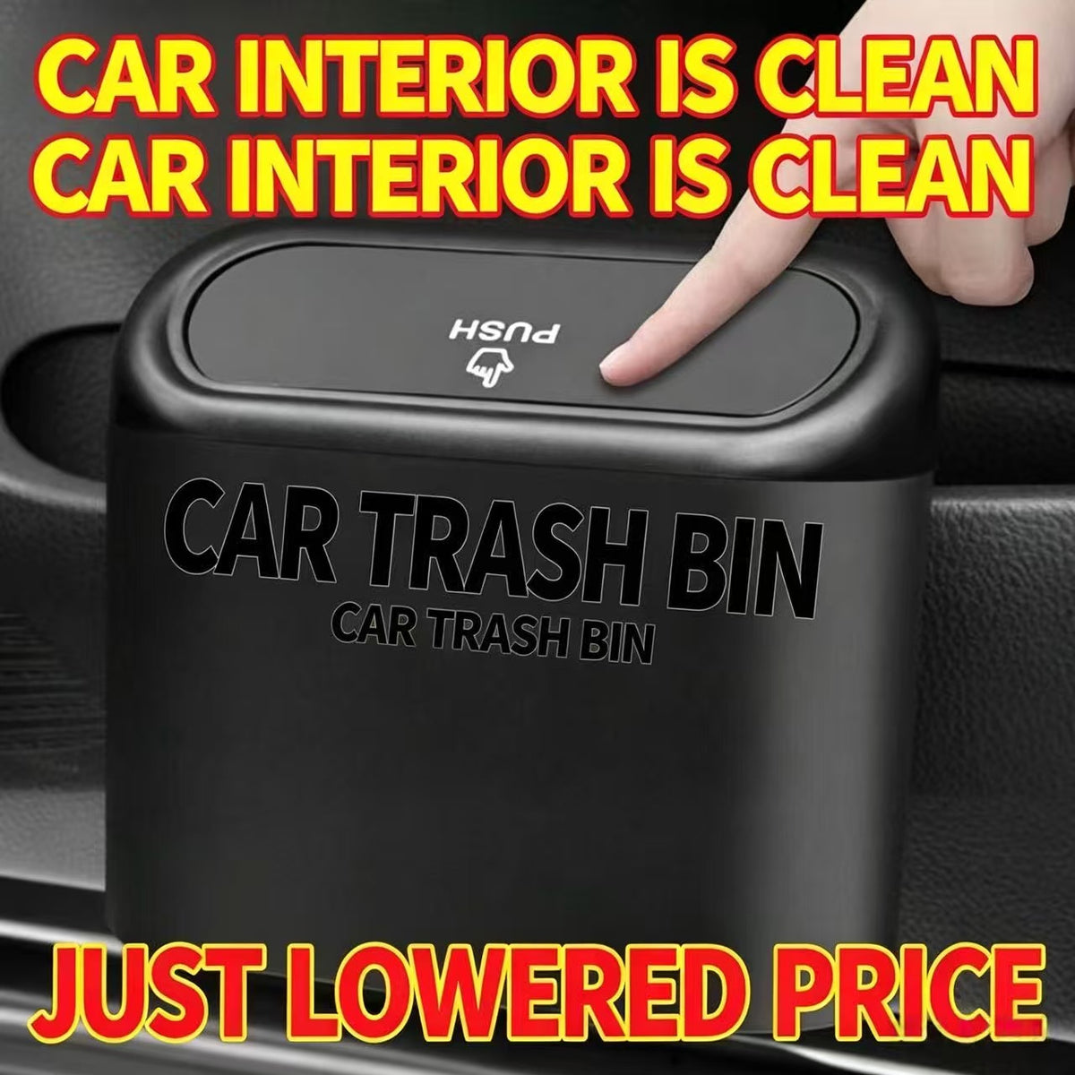 Car Trash Can for Tesla Model 3, Model Y, New Model 3, New Model S, With 20 Garbage Bags