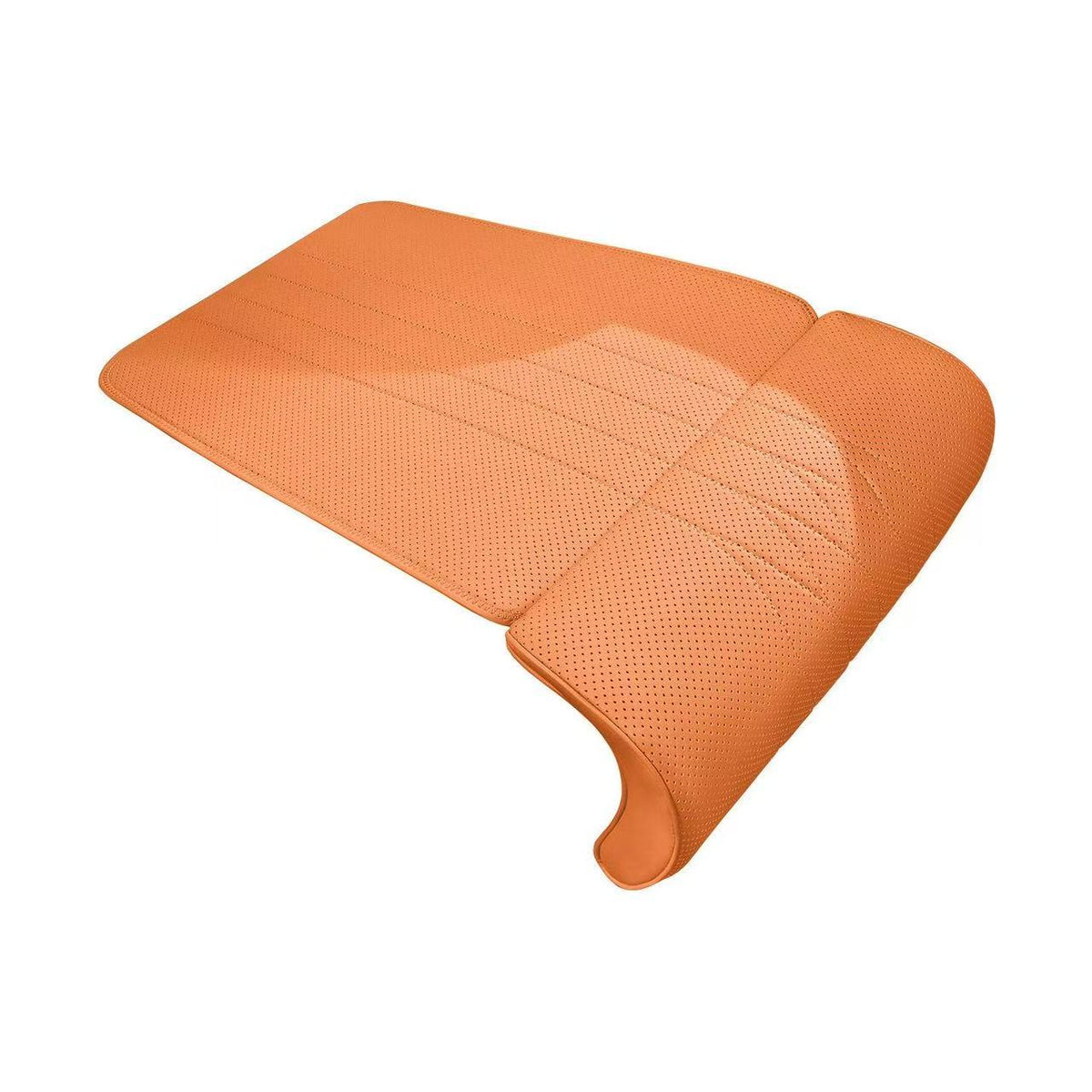 1. Tesla Integrated Seat Cushion With Leg Extension, Nappa Perforated Leather, Breathable Thigh Support Pad For Model 3 / Model Y